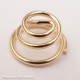 Gold Plated Beryllium Copper Spring 5mm H x 11mm D 