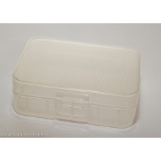 2 x 14500 or AA Plastic Storage Case