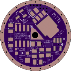 22mm Single-Sided FET Driver PCB - V1.3b - MTN-22DD