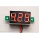 Mini DC Voltage Meter - 2.5V to 30V - Red Digital Readout